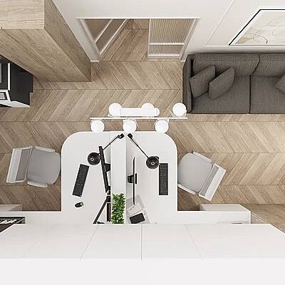 Gabinet okolice Poznania - wizualizcje