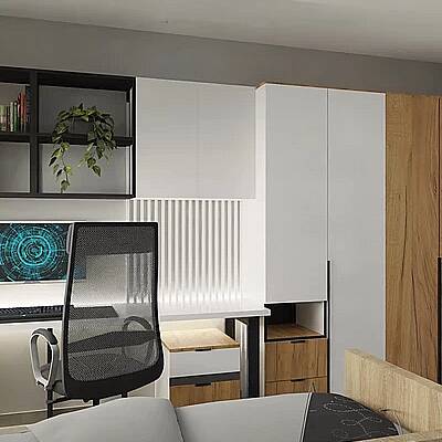 Pokój nastolatka Włocławek - Wizualizacje